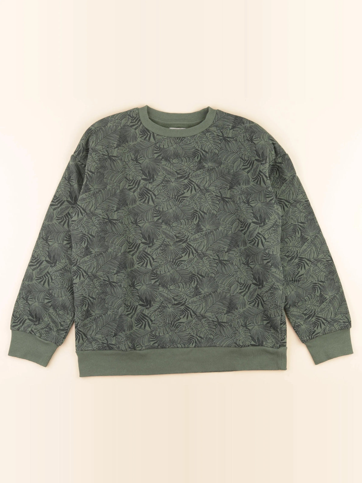 Vertbaudet - sweat vert - 14 ans
