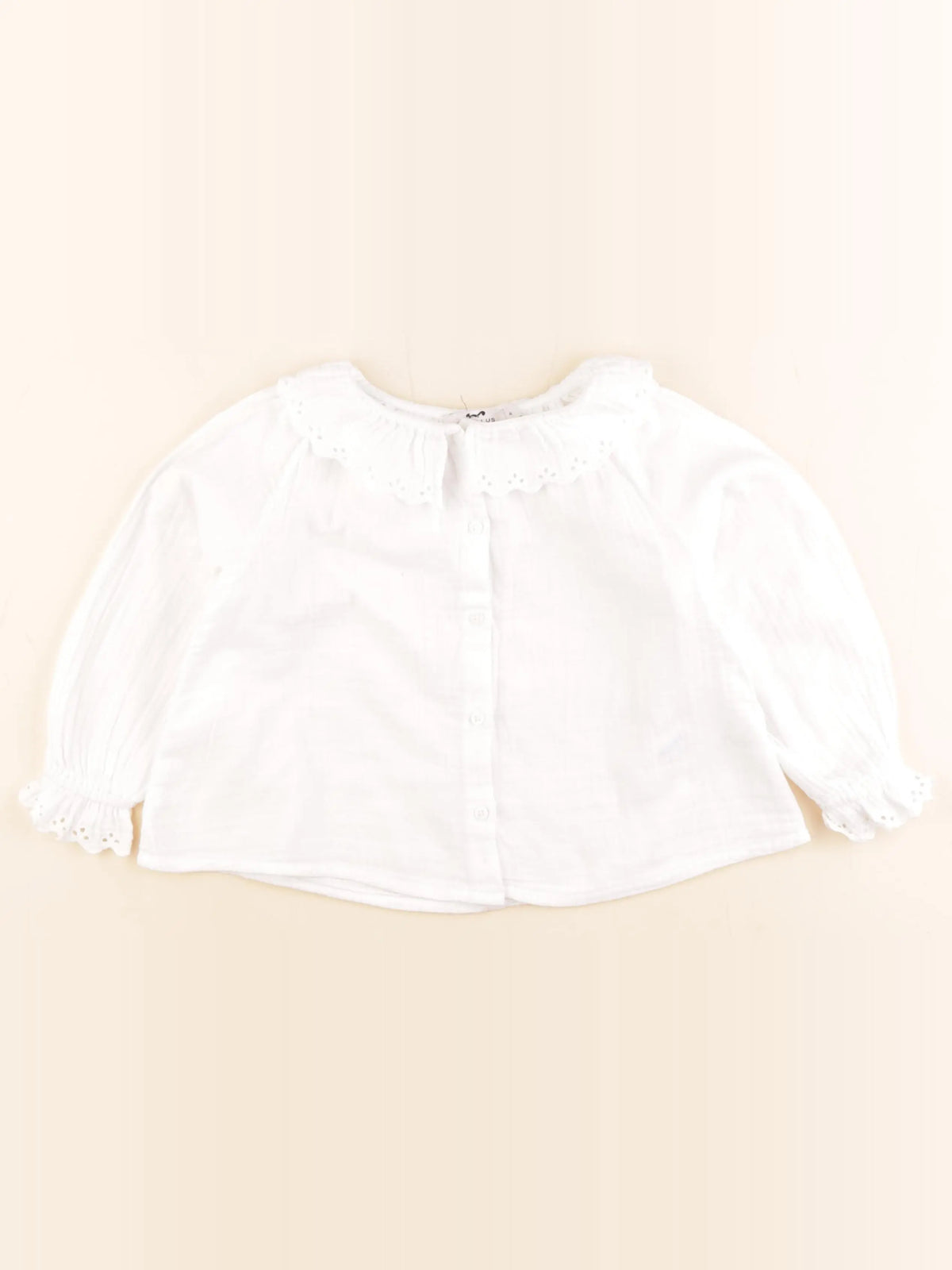 Cyrillus - blouse blanc - 4 ans