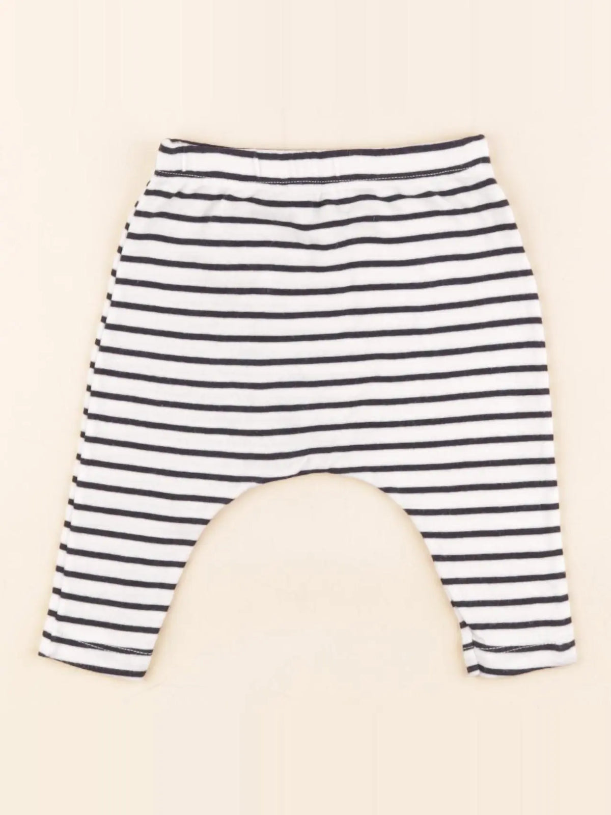 Petit Bateau - legging bleu, blanc - 3 mois