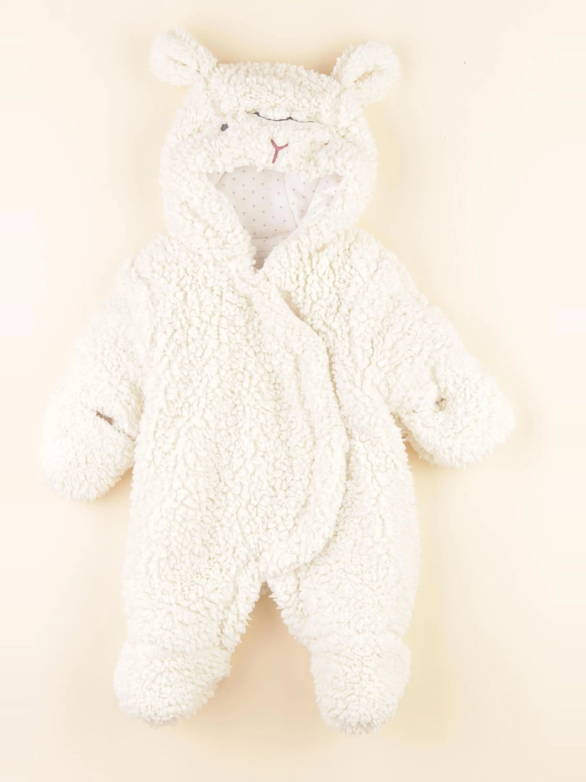 Vertbaudet - combi-pilote beige - 1 mois