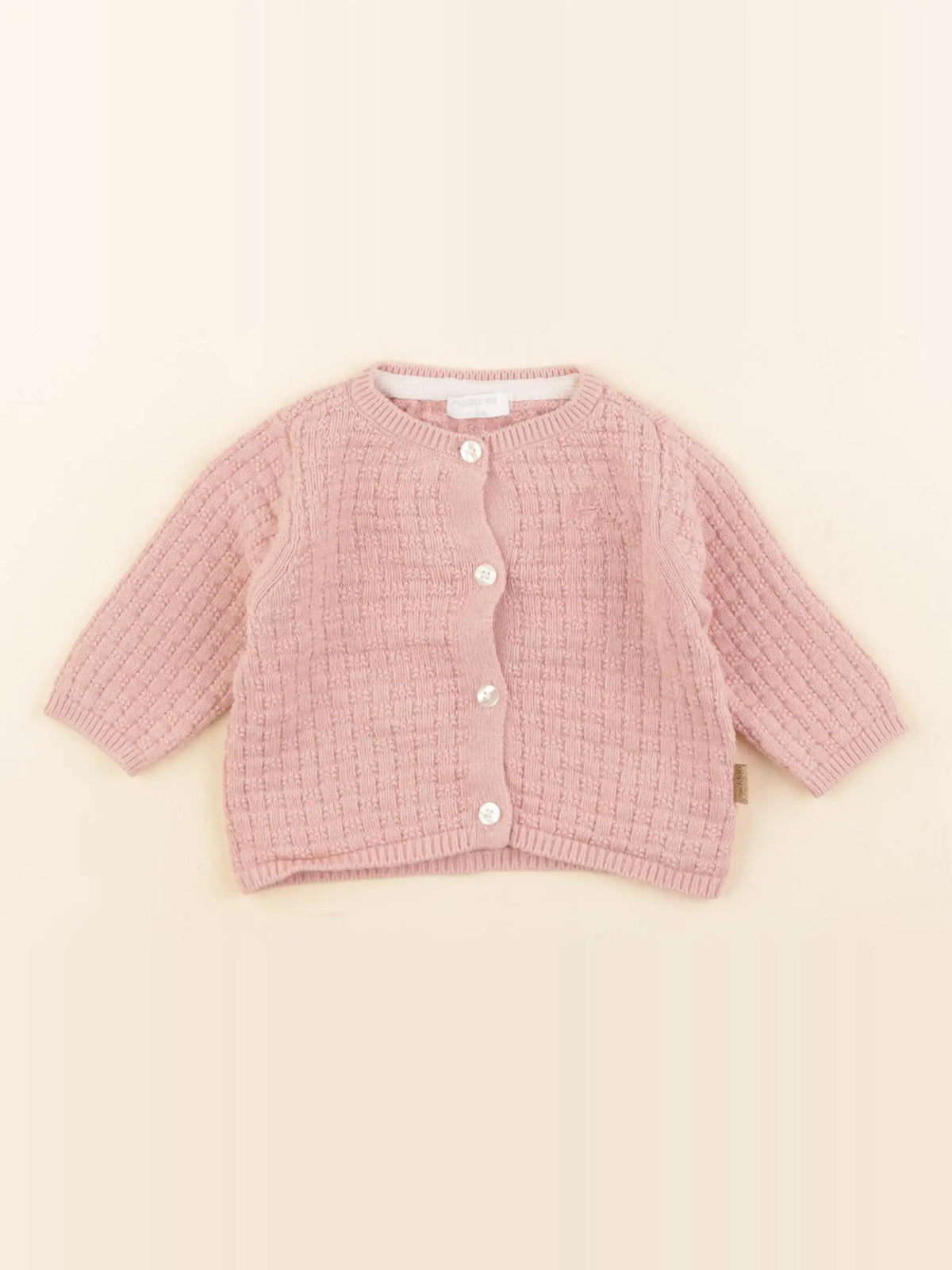 Noppies - gilet rose - 0/1 mois