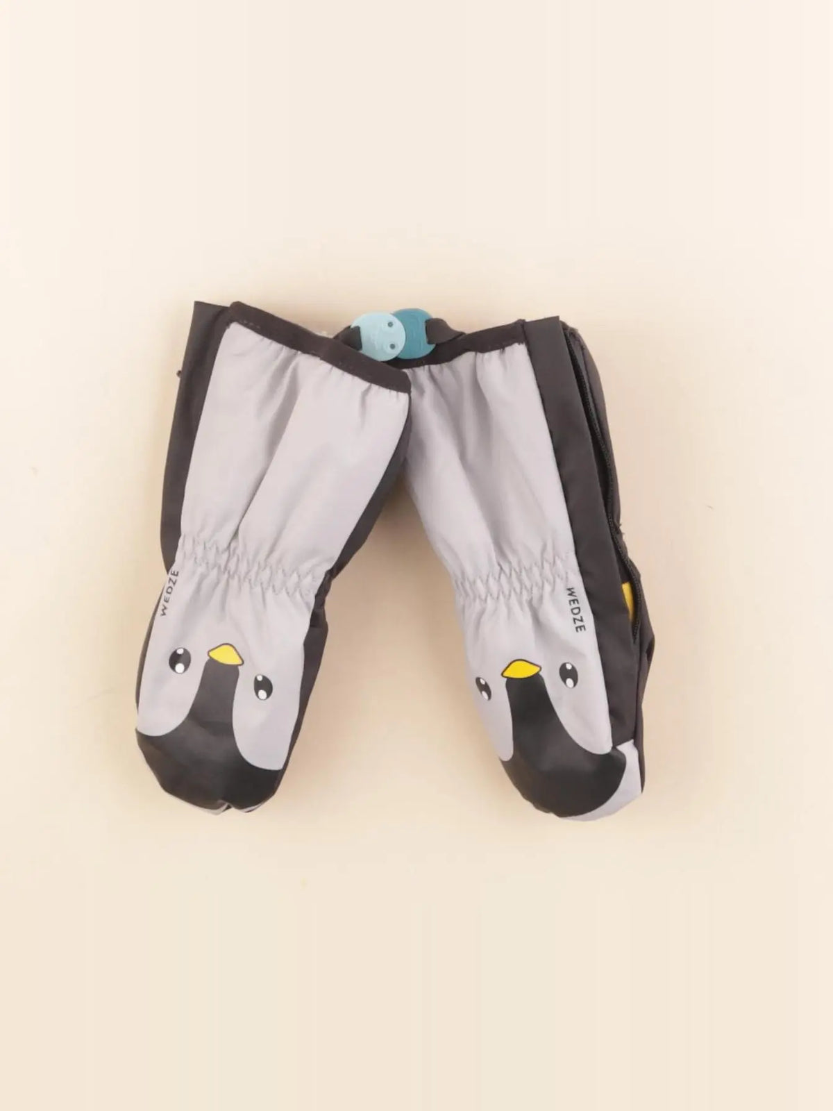 Decathlon ski - moufles de ski gris, noir - 2/3 ans