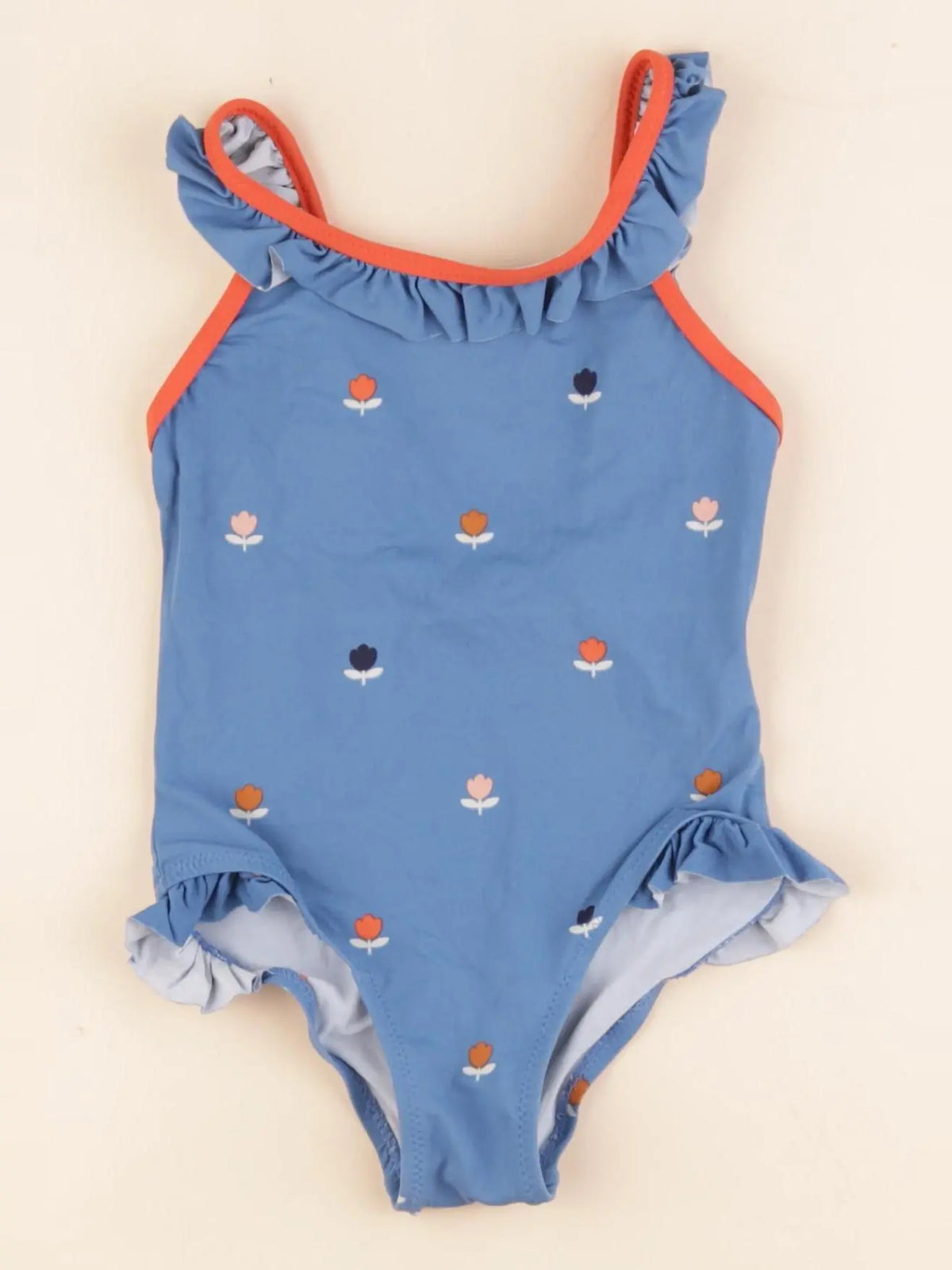Boutchou - maillot de bain bleu, orange - 36 mois
