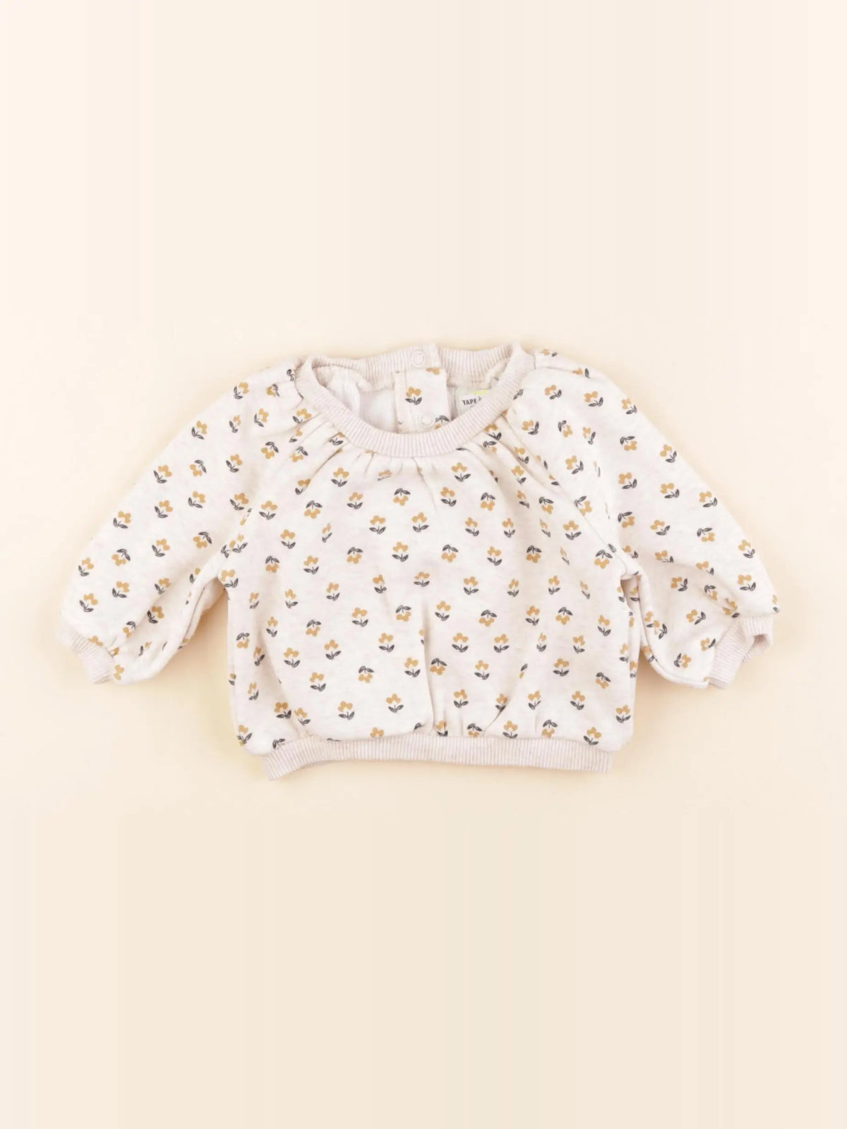 Tape à l'oeil - sweat beige - 3 mois