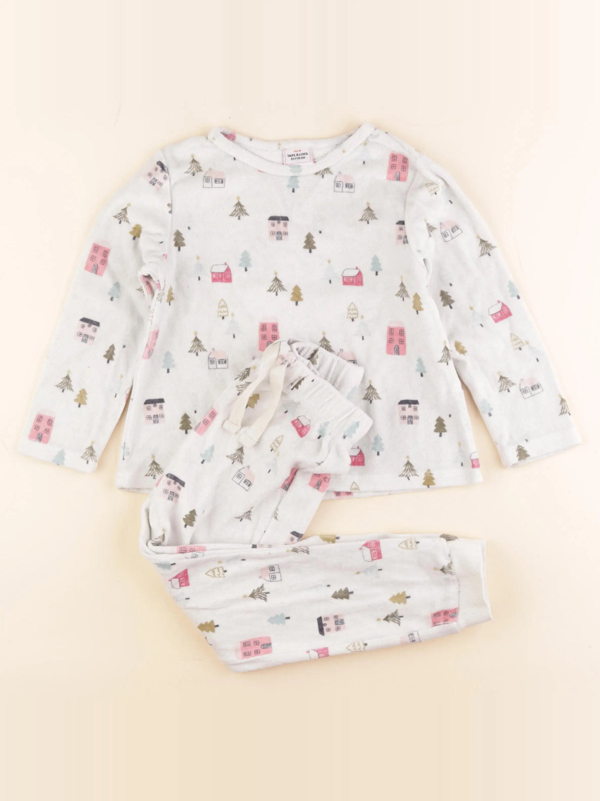 Tape à l'oeil - pyjama velours multicolore - 5 ans