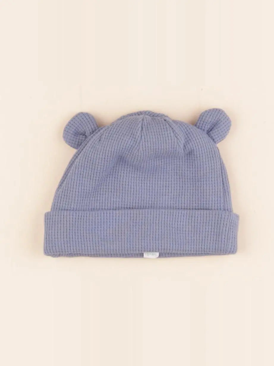 Vertbaudet - bonnet de naissance bleu - 12/18 mois