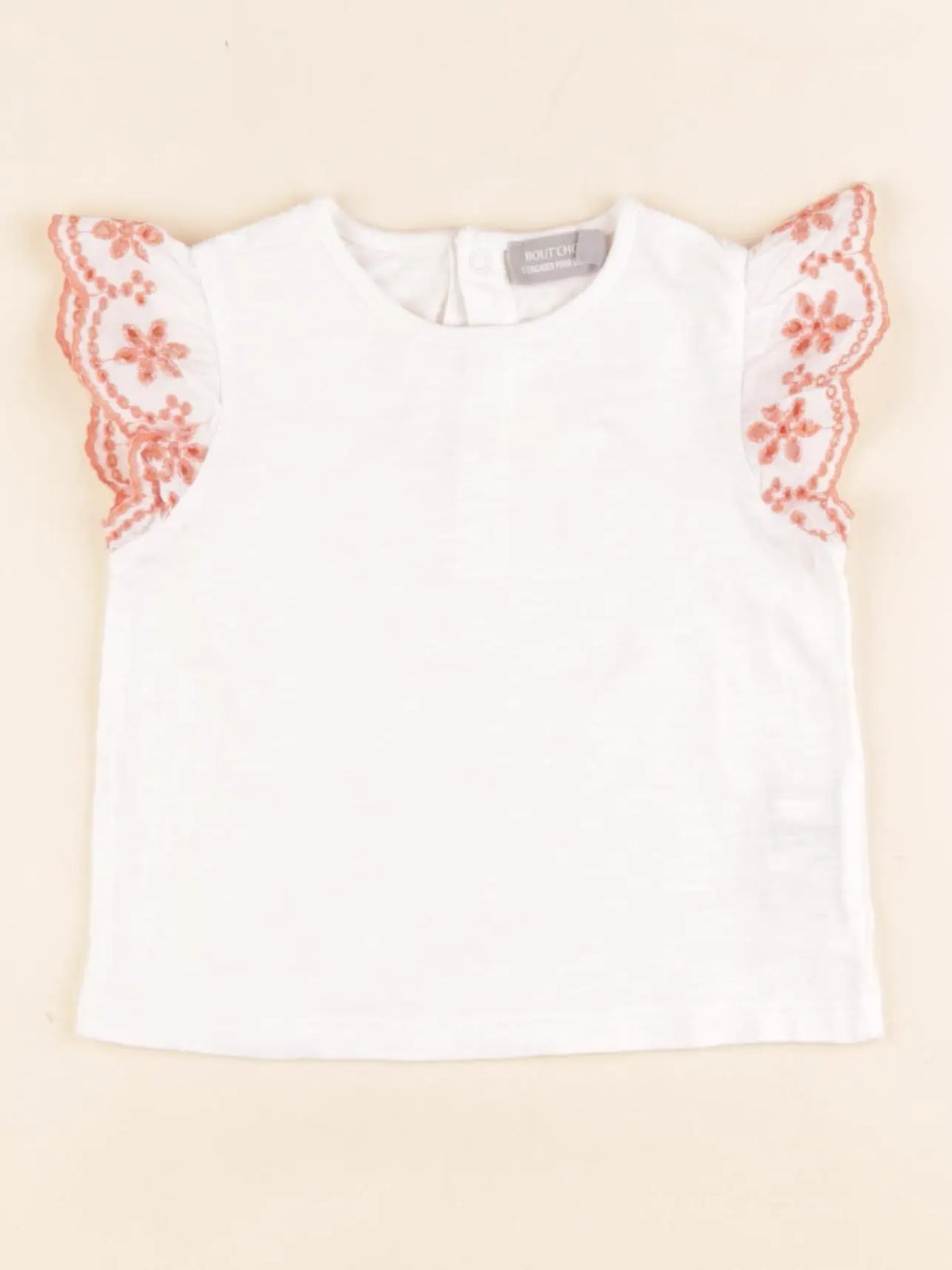 Boutchou - tee-shirt blanc - 9 mois