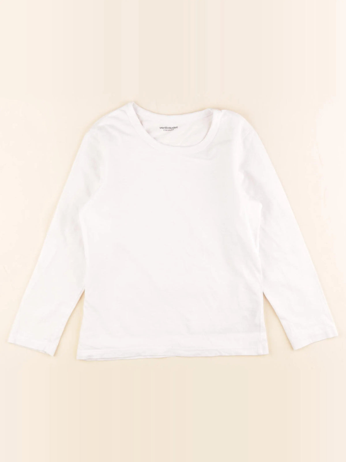 Vertbaudet - tee-shirt blanc - 6 ans