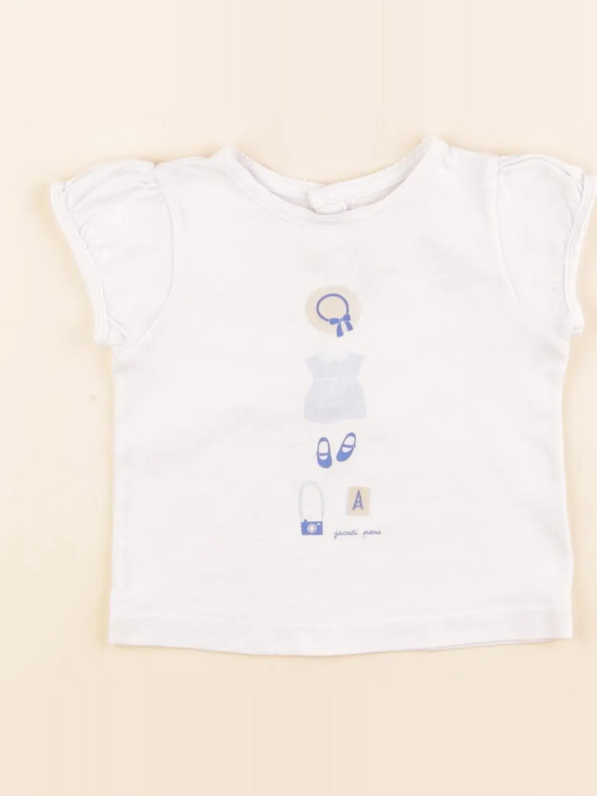 Jacadi - tee-shirt blanc - 12 mois