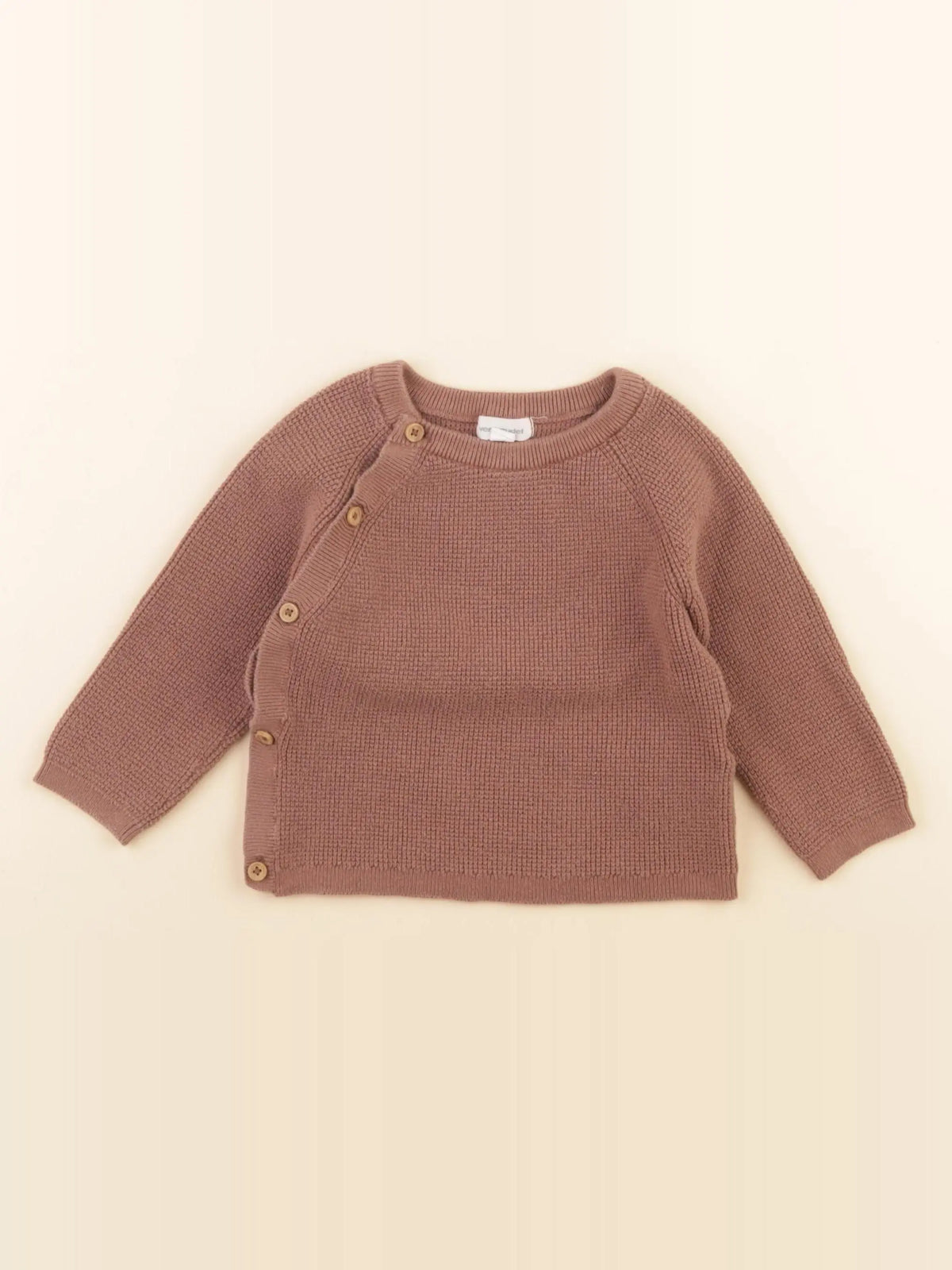 Vertbaudet - pull marron - 18 mois