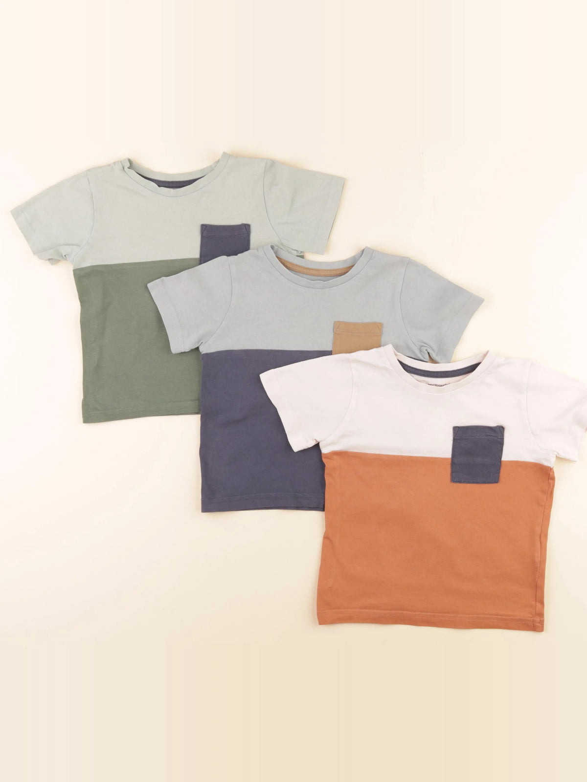 Vertbaudet - lot de 3 tee-shirts multicolore - 3 ans
