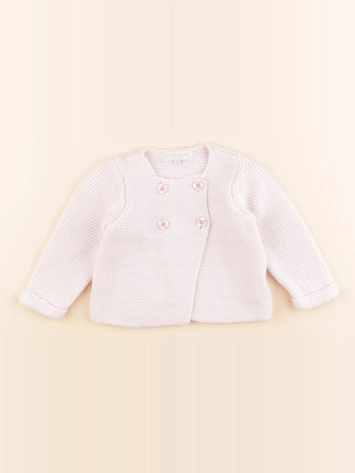 Cadet Rousselle - gilet rose - 6 mois