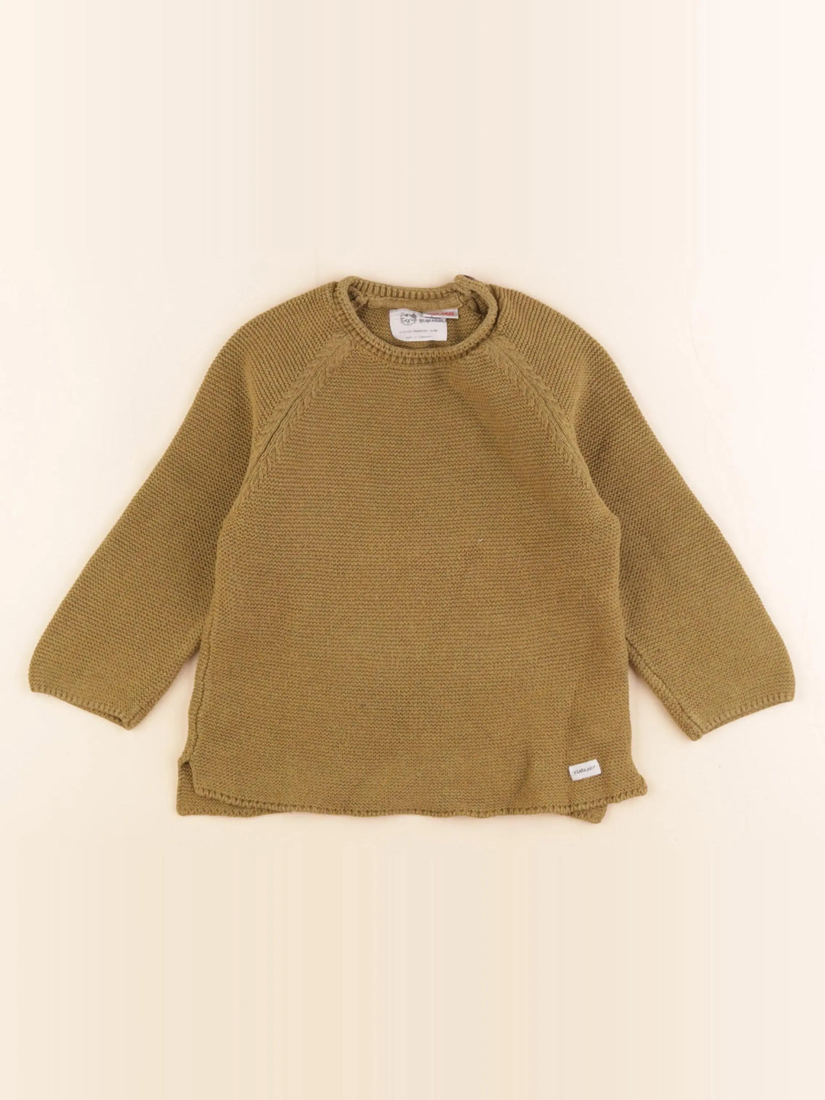 Zara - pull vert - 12/18 mois