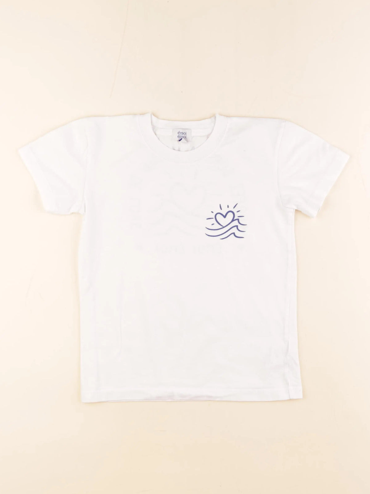 Emoi emoi - tee-shirt blanc - 8 ans