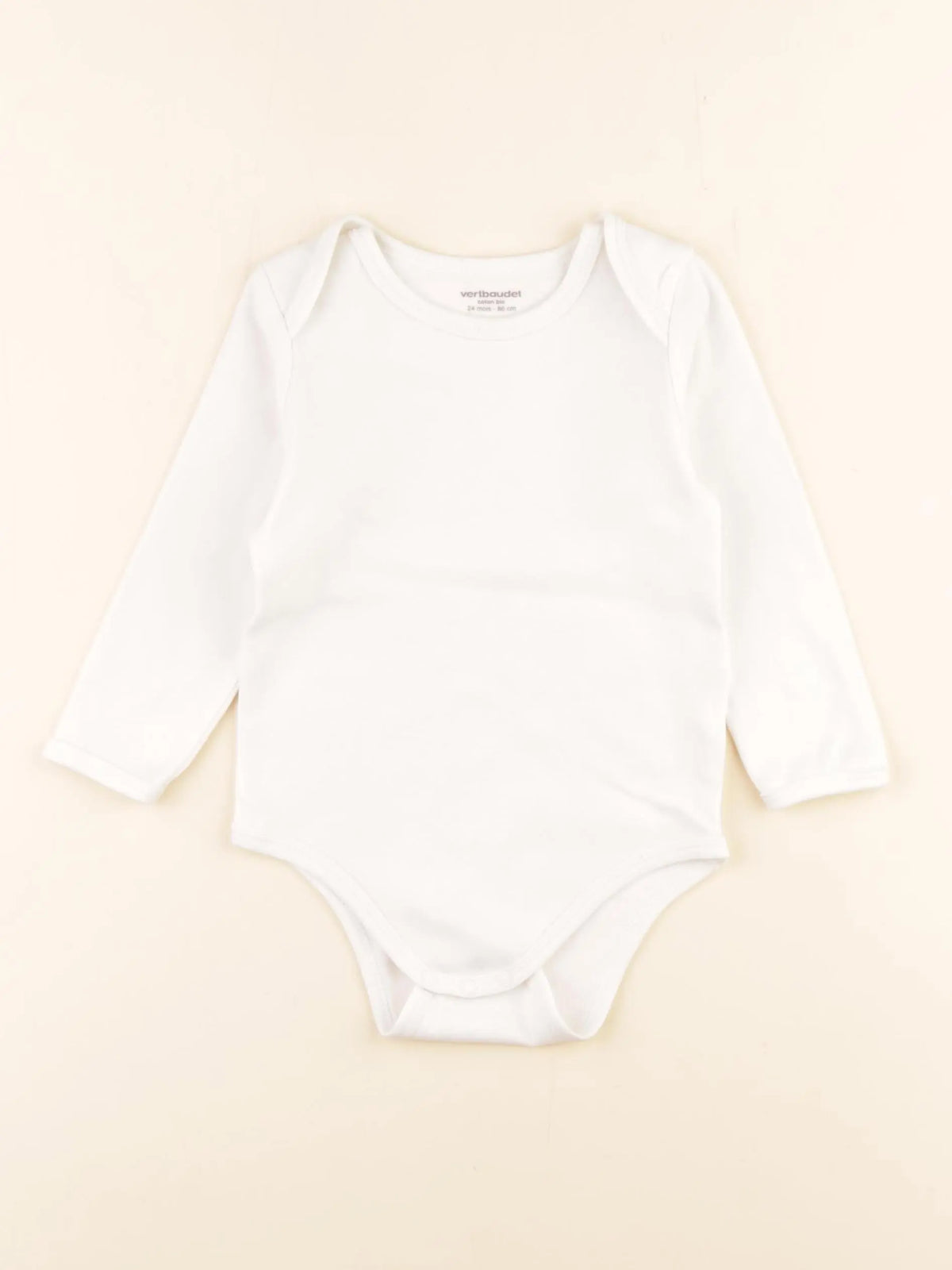 Vertbaudet - body blanc - 24 mois