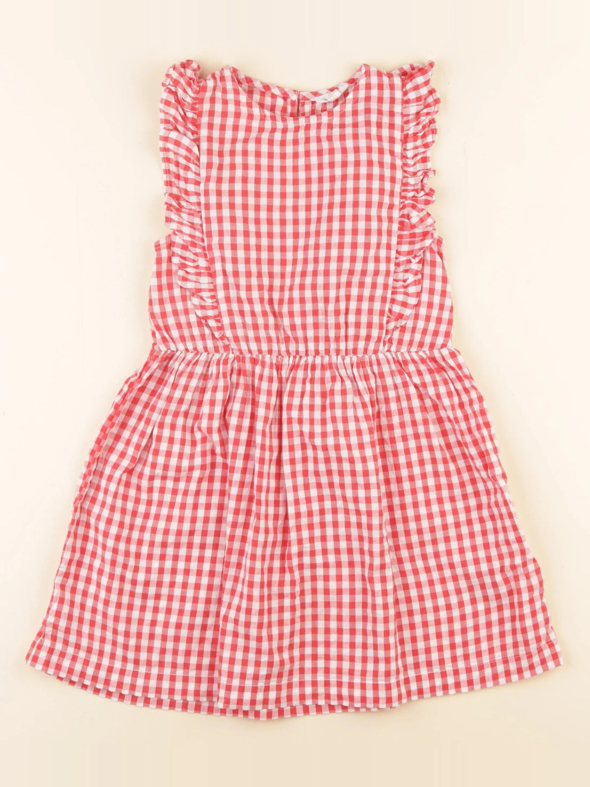 Vertbaudet - robe rouge - 6 ans