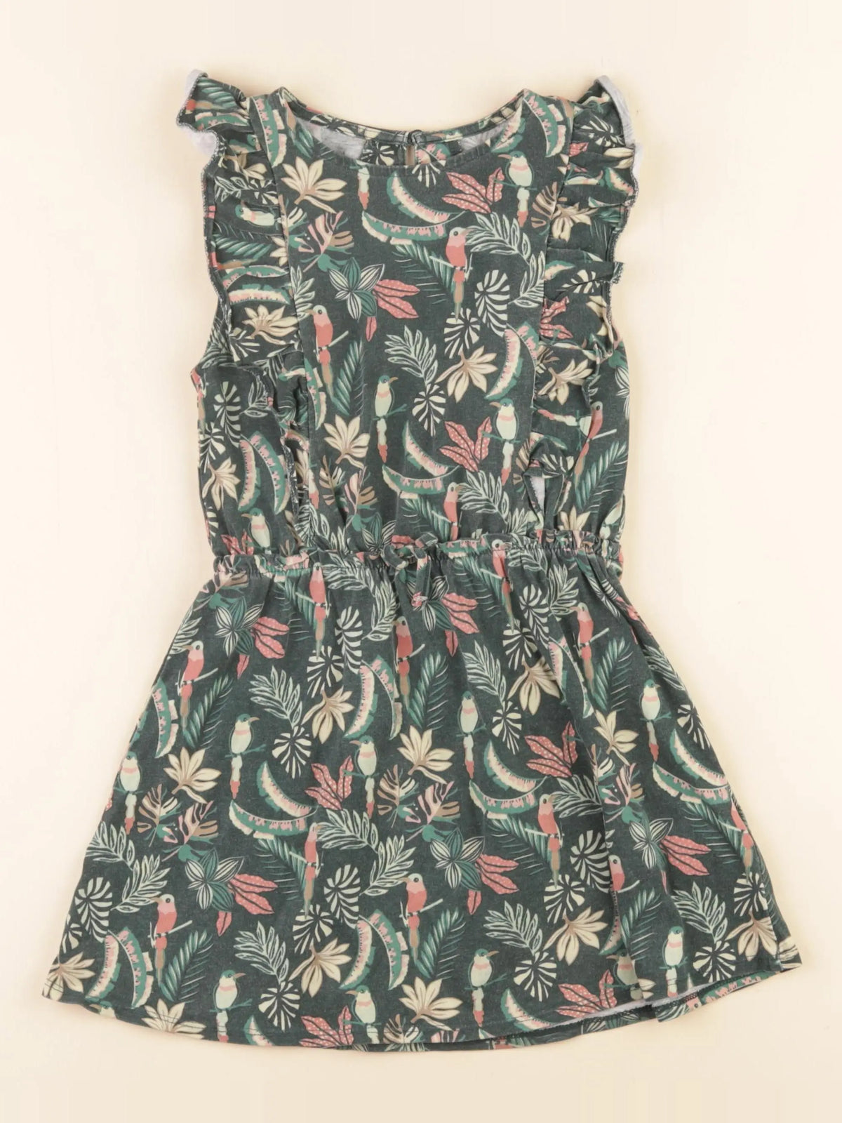 Vertbaudet - robe multicolore - 5 ans