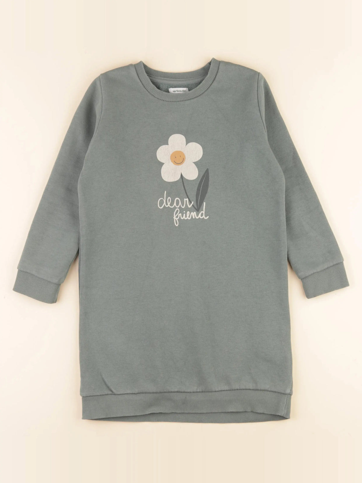 Vertbaudet - robe vert - 6 ans