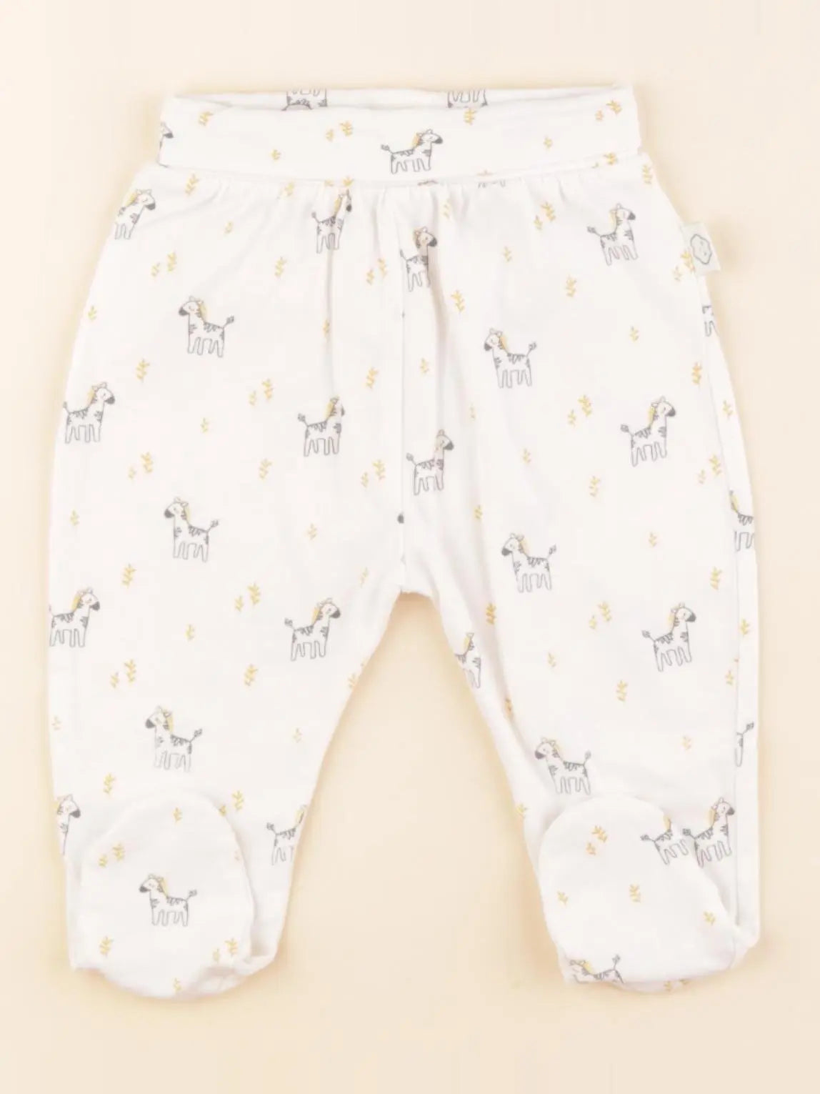 Vertbaudet - legging blanc - 3 mois