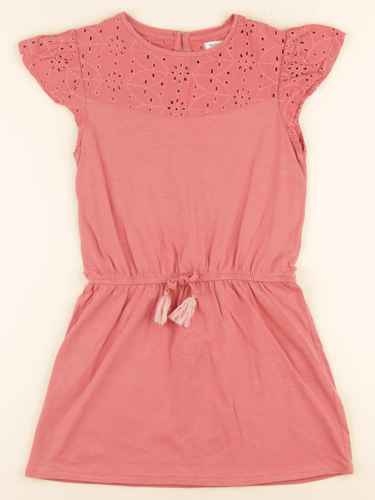 Vertbaudet - robe rose - 8 ans