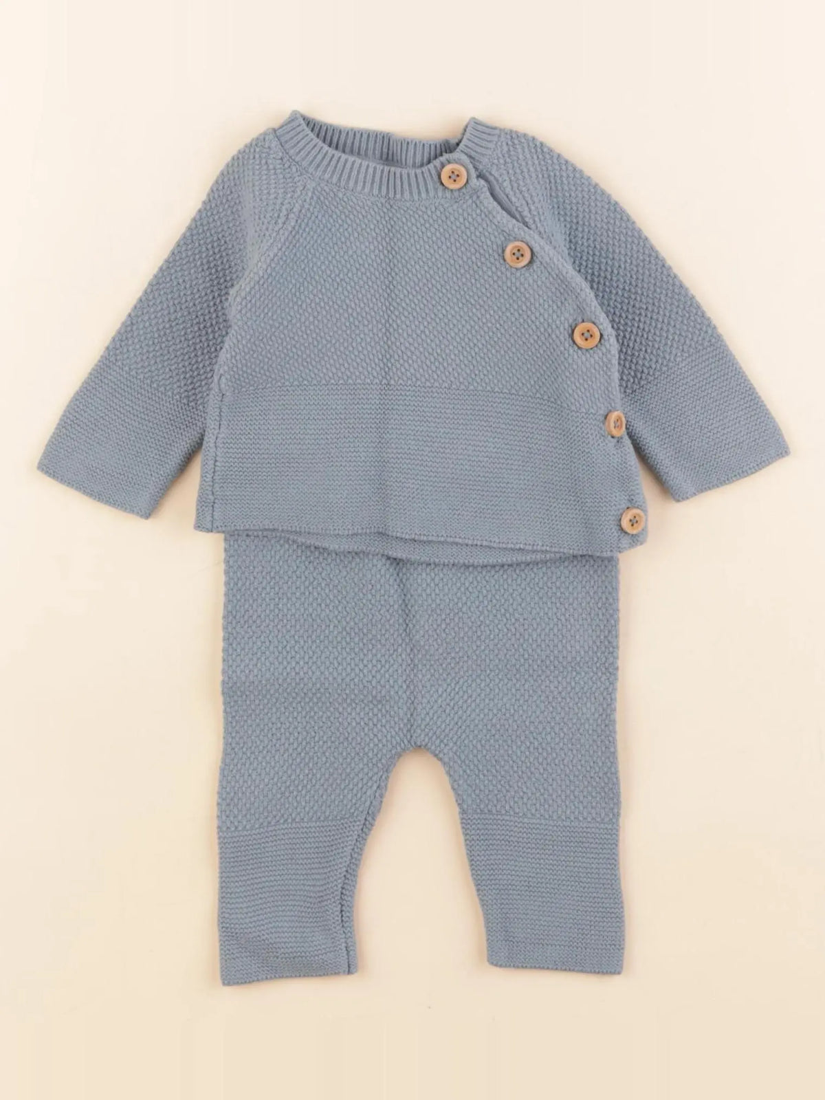Cyrillus - ensemble bleu - 1 mois