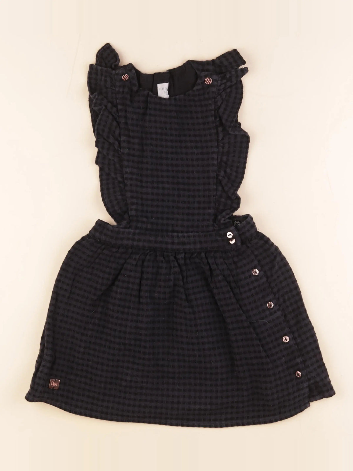 Carrément Beau - robe gris, noir - 5 ans