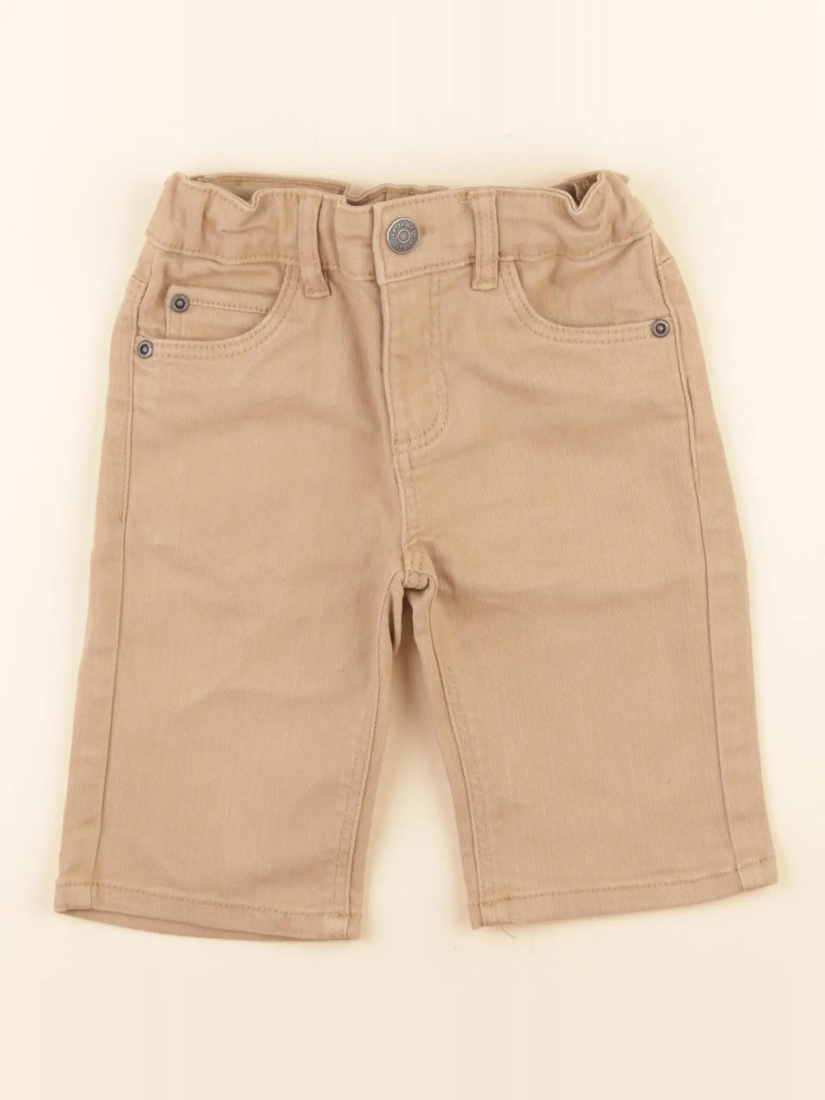 Vertbaudet - short beige - 4 ans