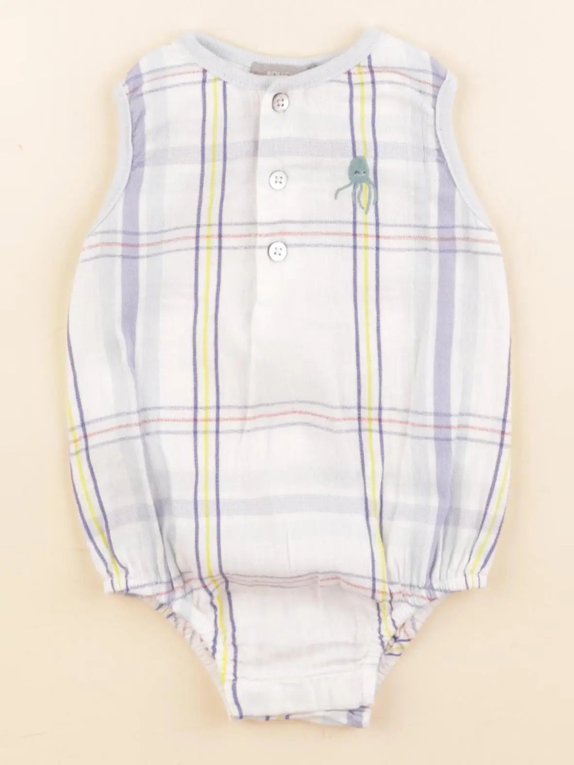Boutchou - combinaison bleu - 6 mois