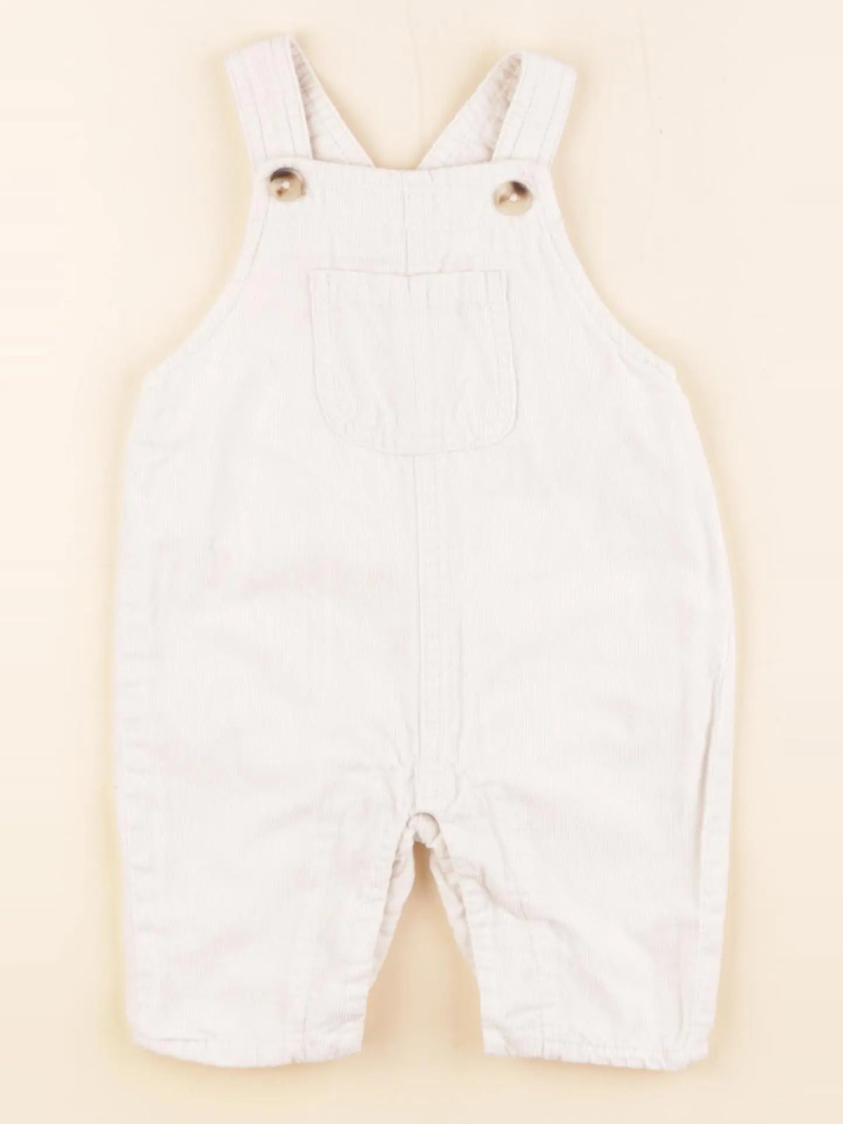 Mango - salopette beige - 1/3 mois