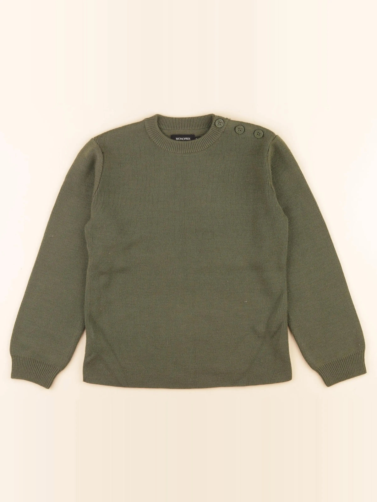 Monoprix - pull vert - 8 ans