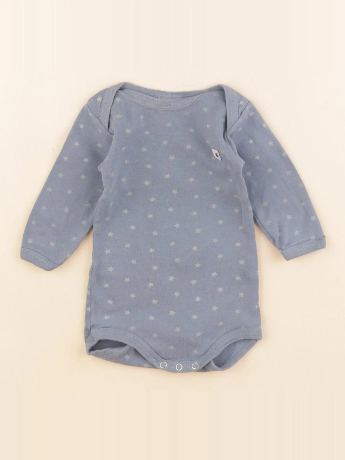 Petit Bateau - body bleu - 3 mois
