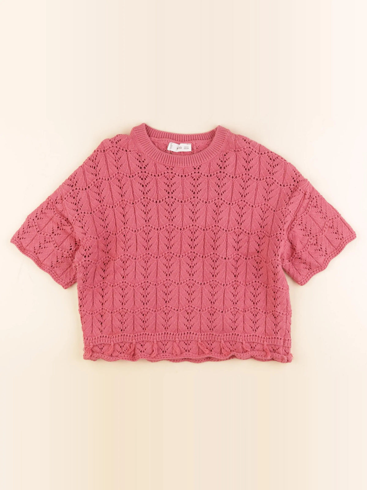 Mango - pull rose - 11/12 ans
