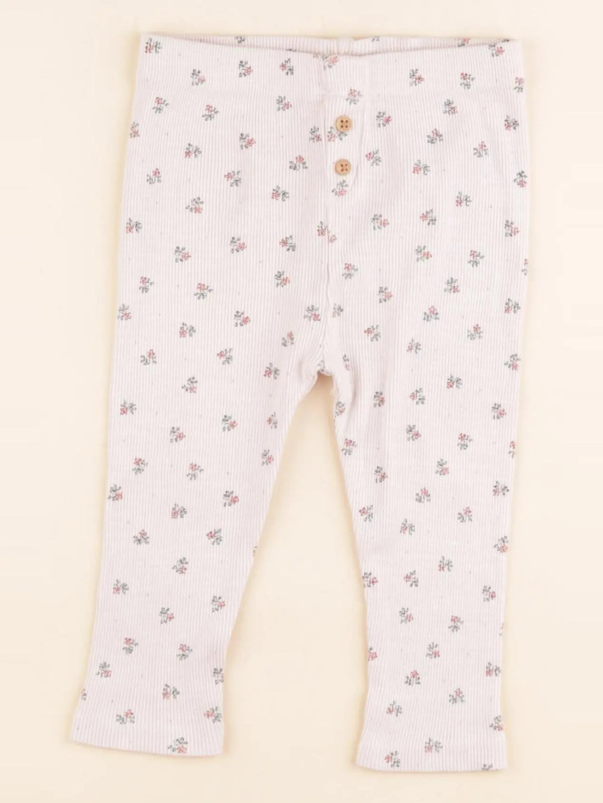 Vertbaudet - legging beige - 18 mois
