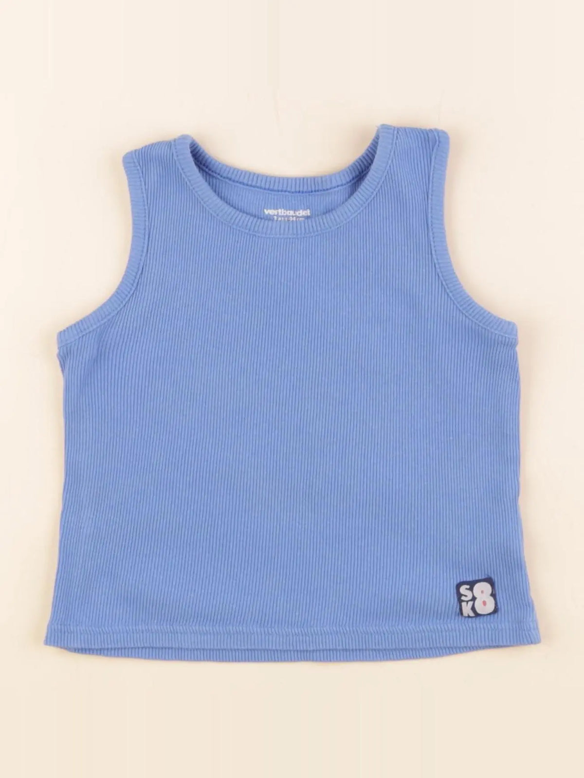 Vertbaudet - maillot de corps bleu - 3 ans