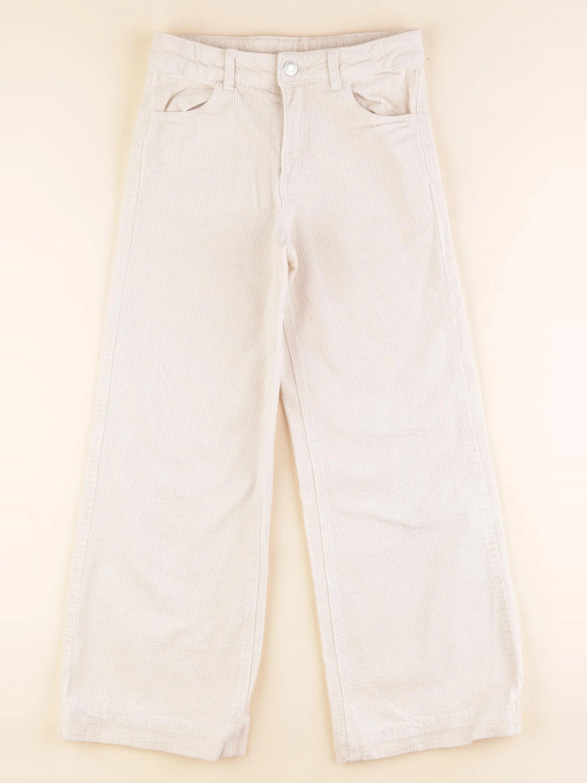 H&M - pantalon beige - 8/9 ans