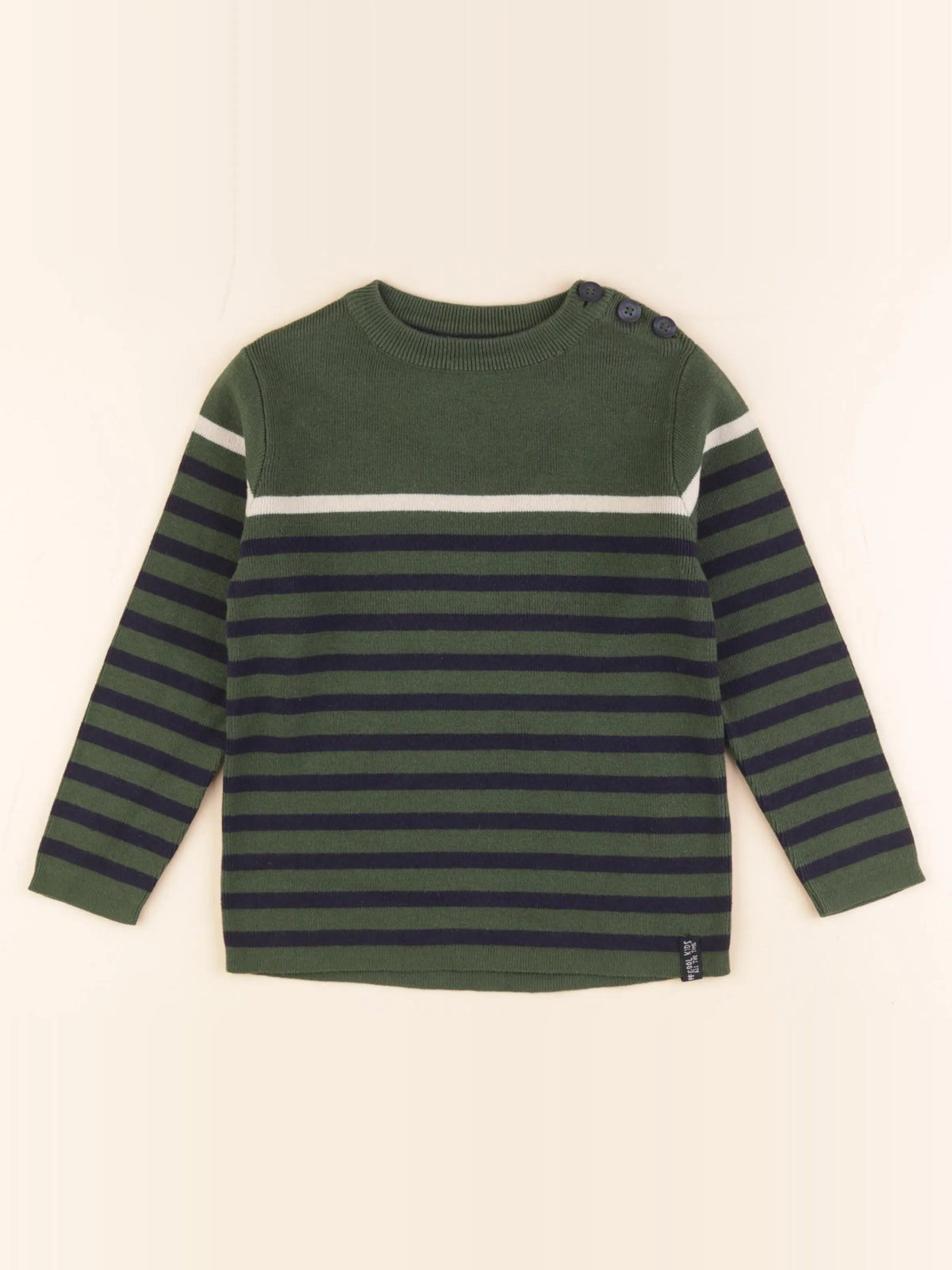 Vertbaudet - pull vert - 5 ans