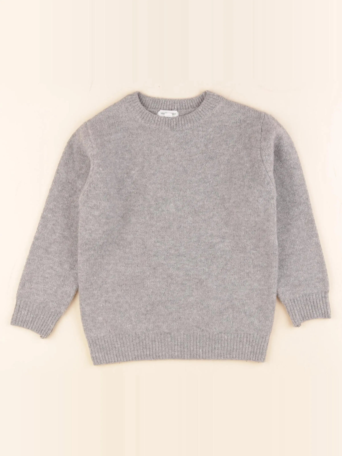 Vertbaudet - pull gris - 5 ans