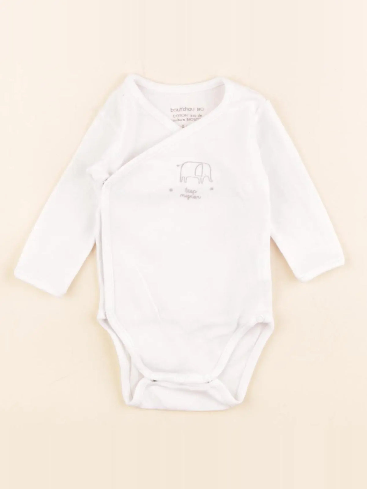 Boutchou - body blanc - 0 mois