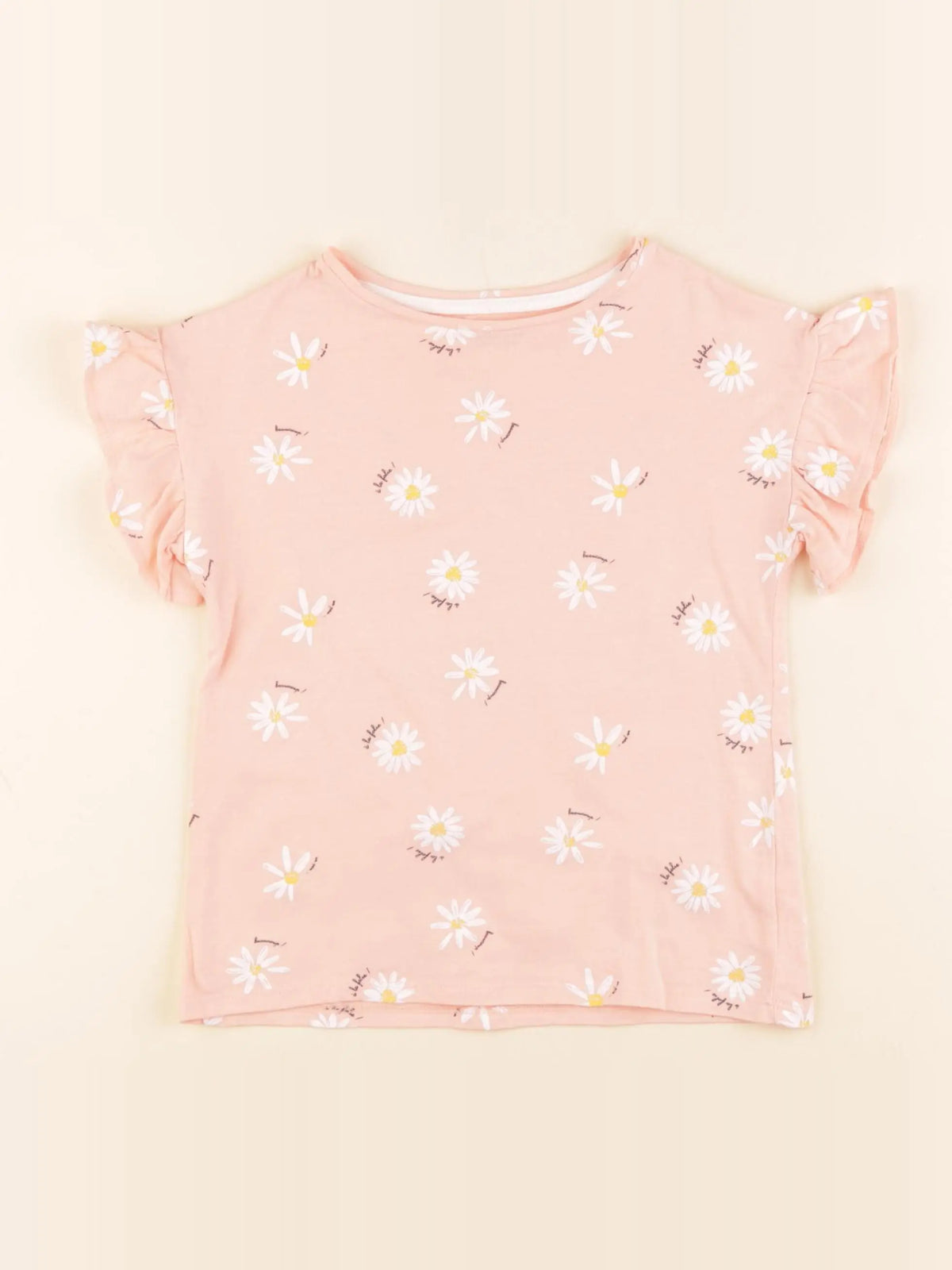 Vertbaudet - tee-shirt rose - 6 ans