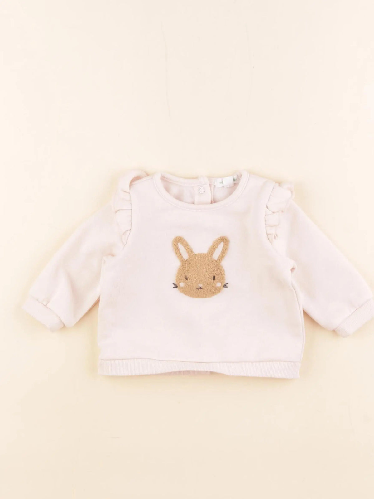 Vertbaudet - sweat rose - 3 mois