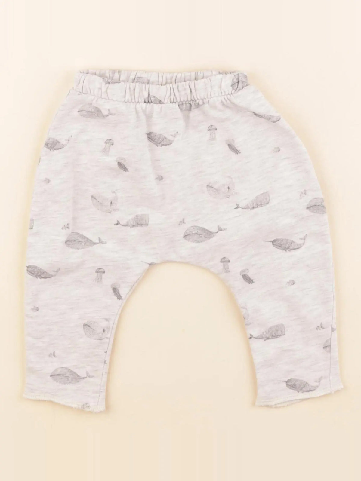 Vertbaudet - sarouel gris - 3 mois