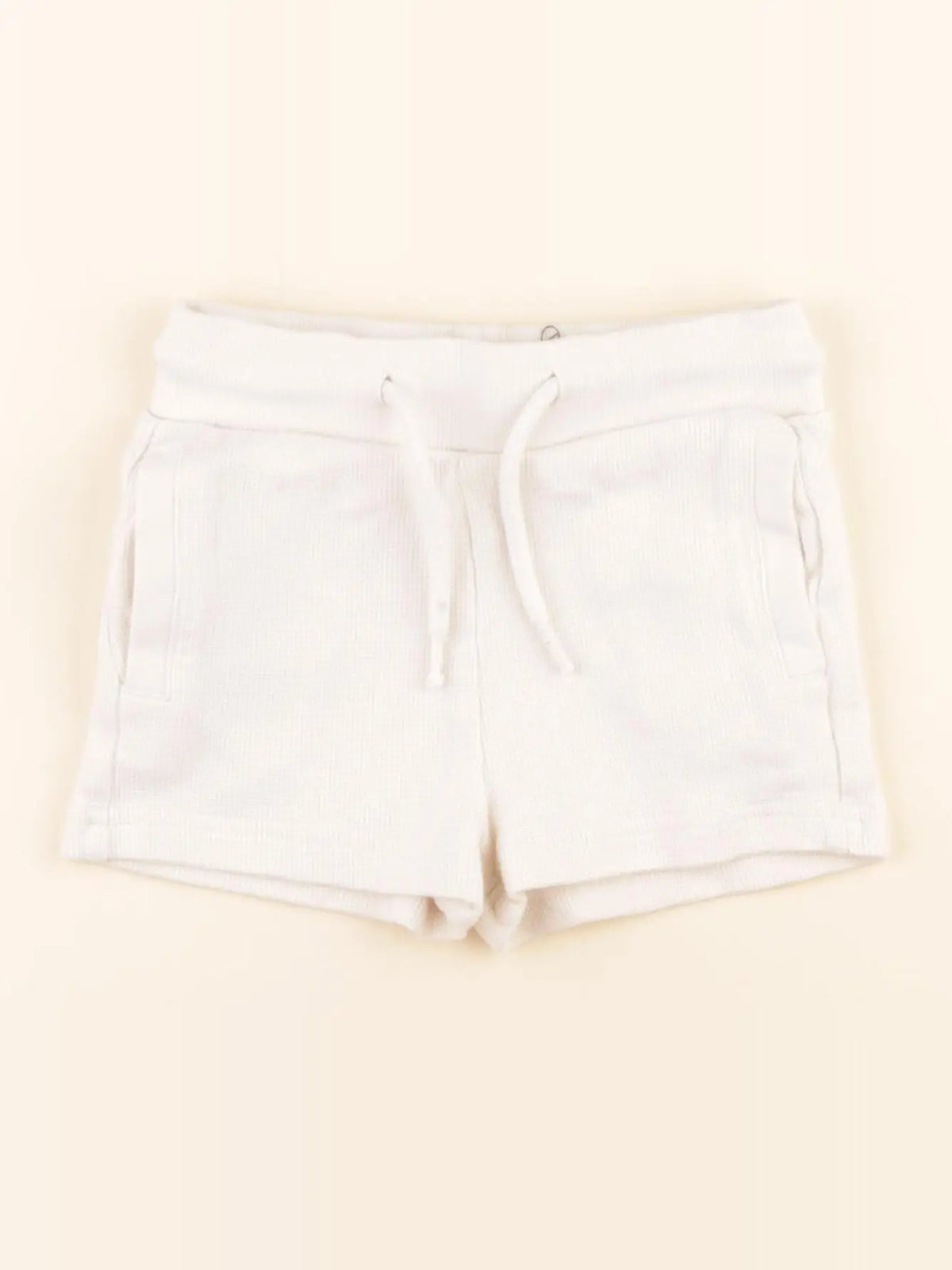 Monoprix - short beige - 3 ans