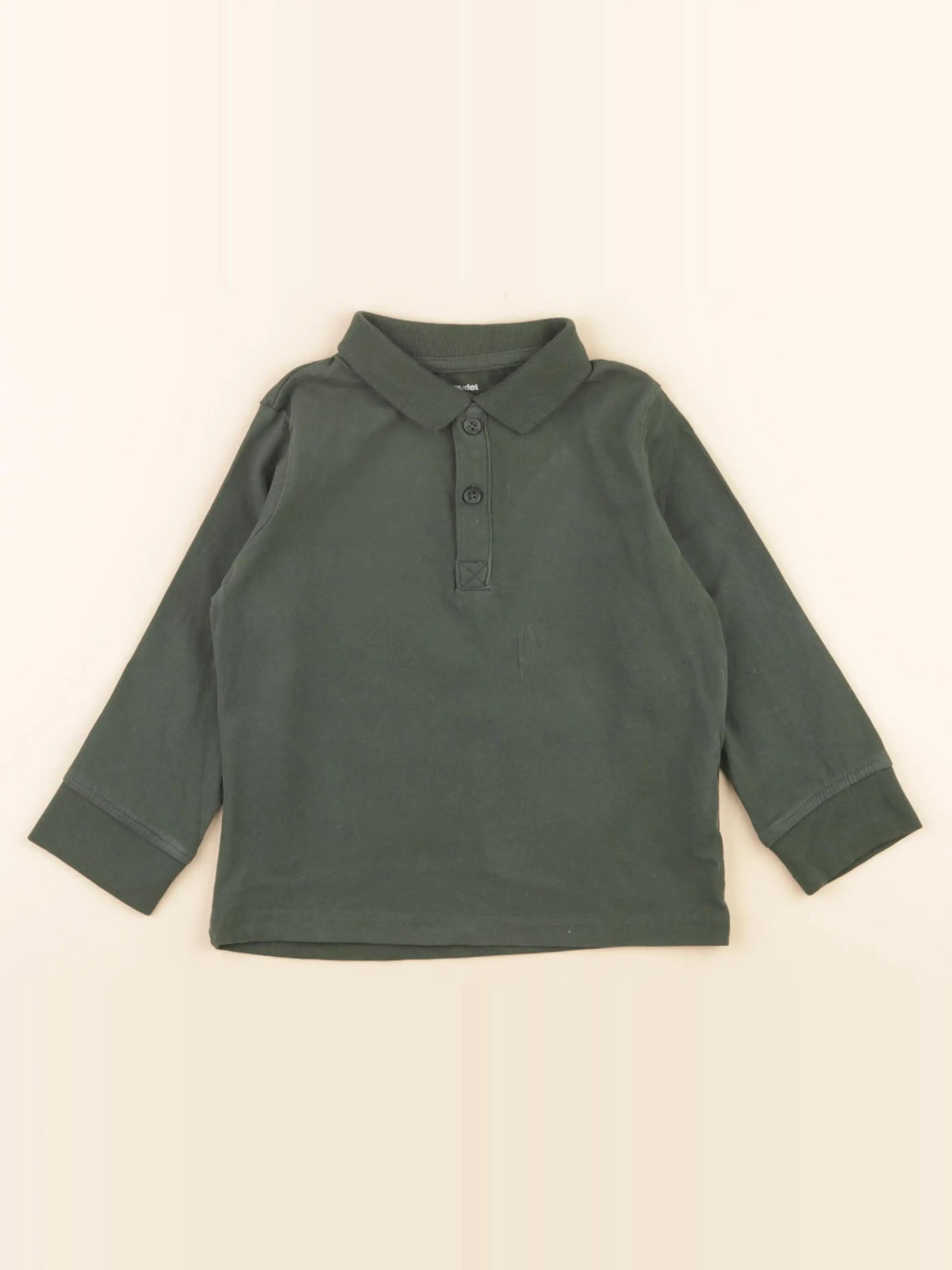 Vertbaudet - polo vert - 3 ans