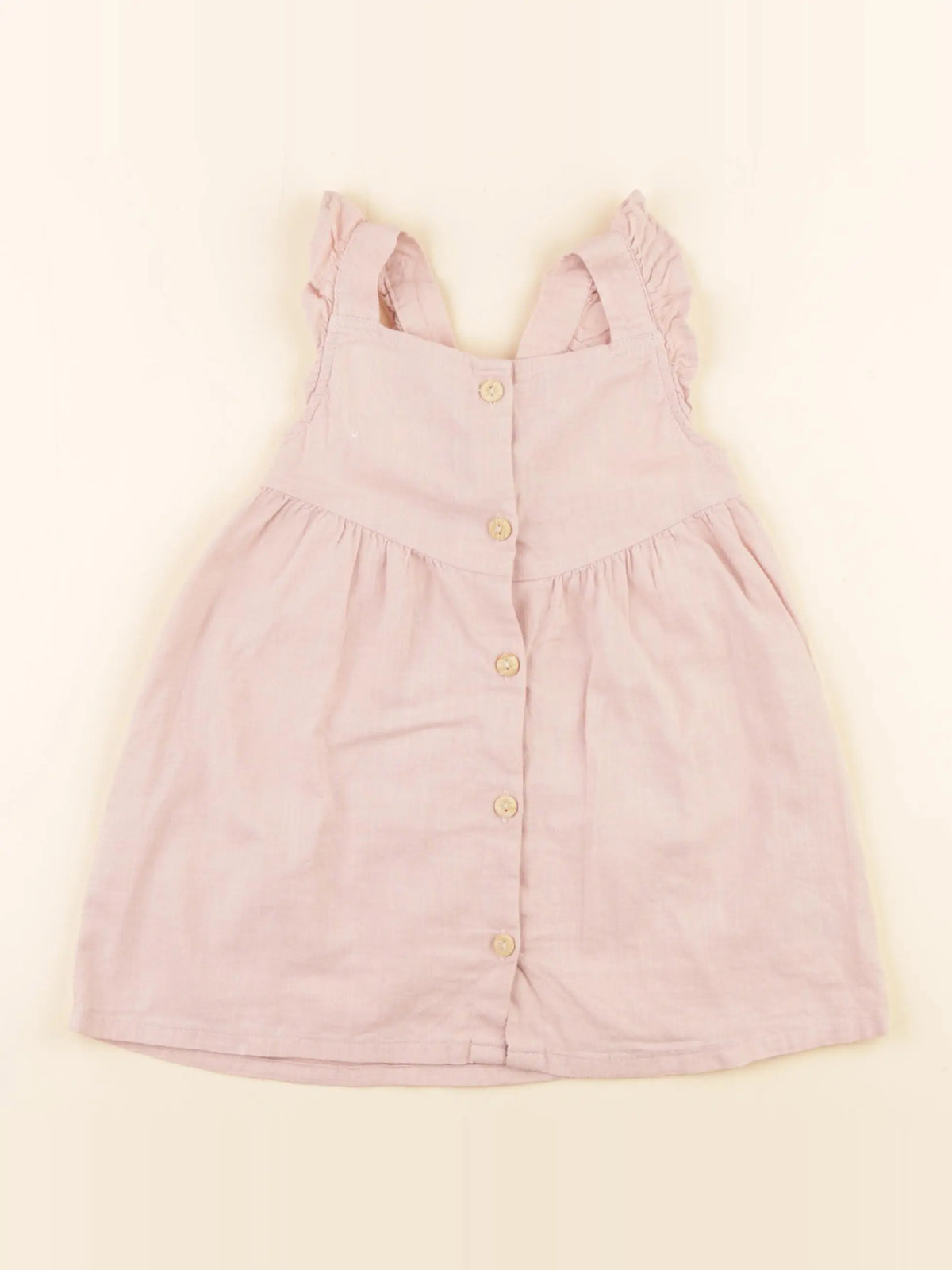 H&M - robe rose - 9/12 mois