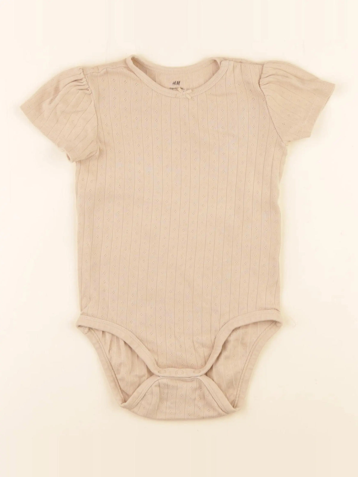 H&M - body marron - 18/24 mois