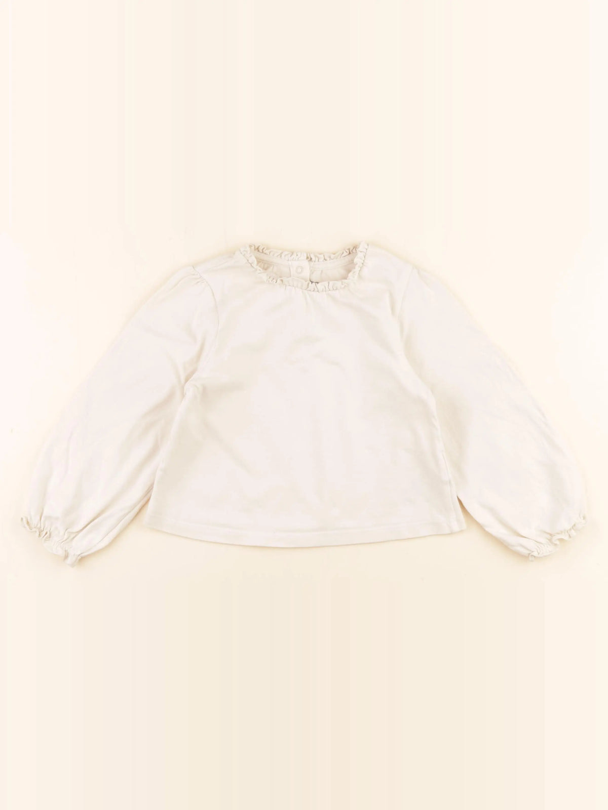 Vertbaudet - tee-shirt beige - 3 ans