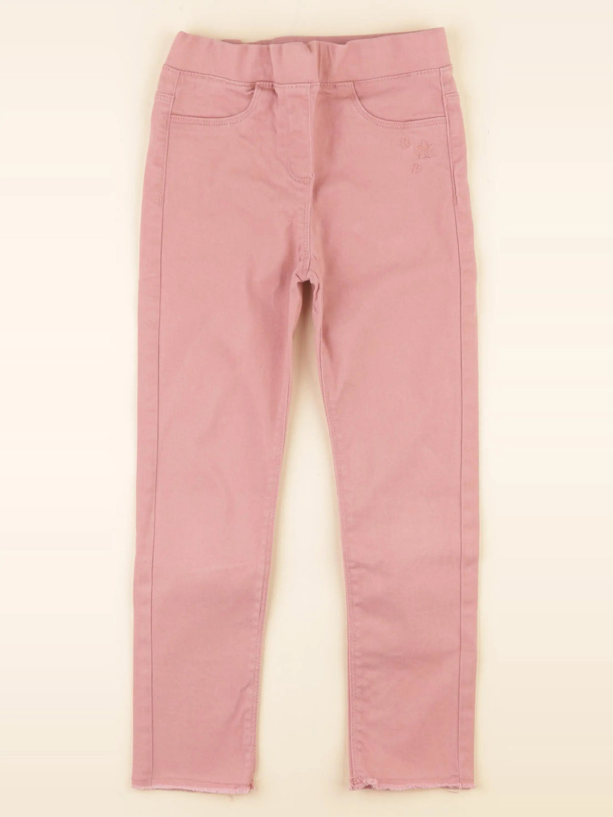 Vertbaudet - jegging rose - 7 ans