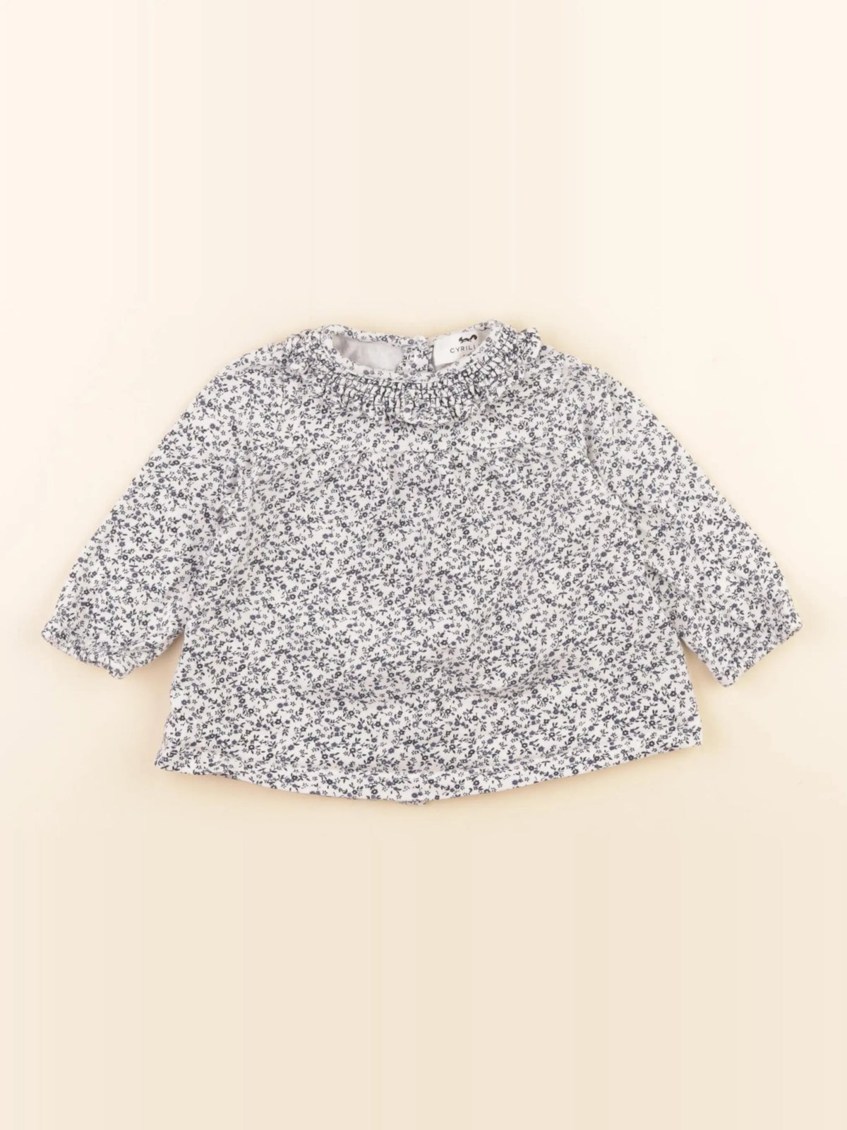 Cyrillus - tee-shirt bleu - 9 mois
