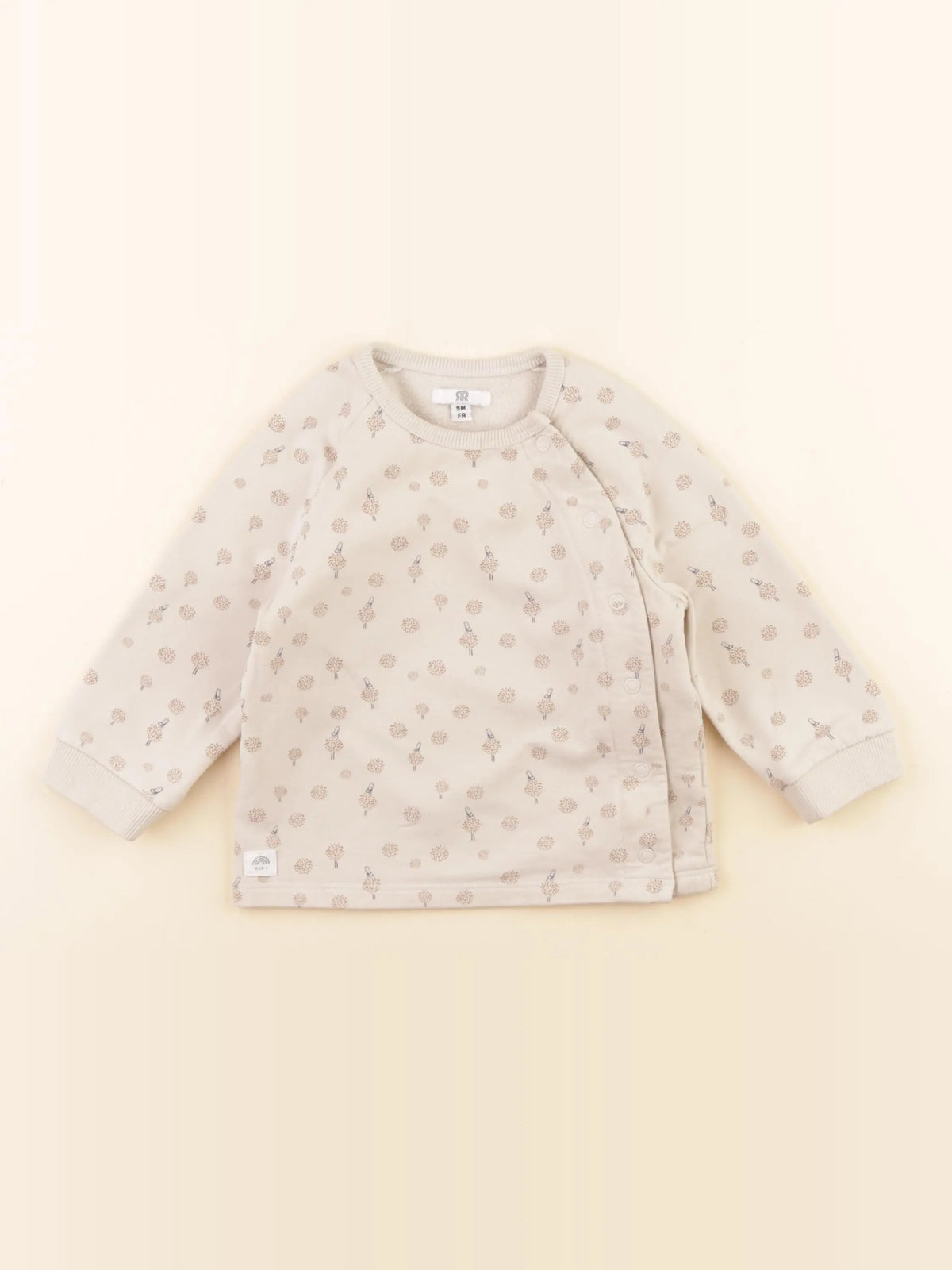 La Redoute - sweat beige - 9 mois