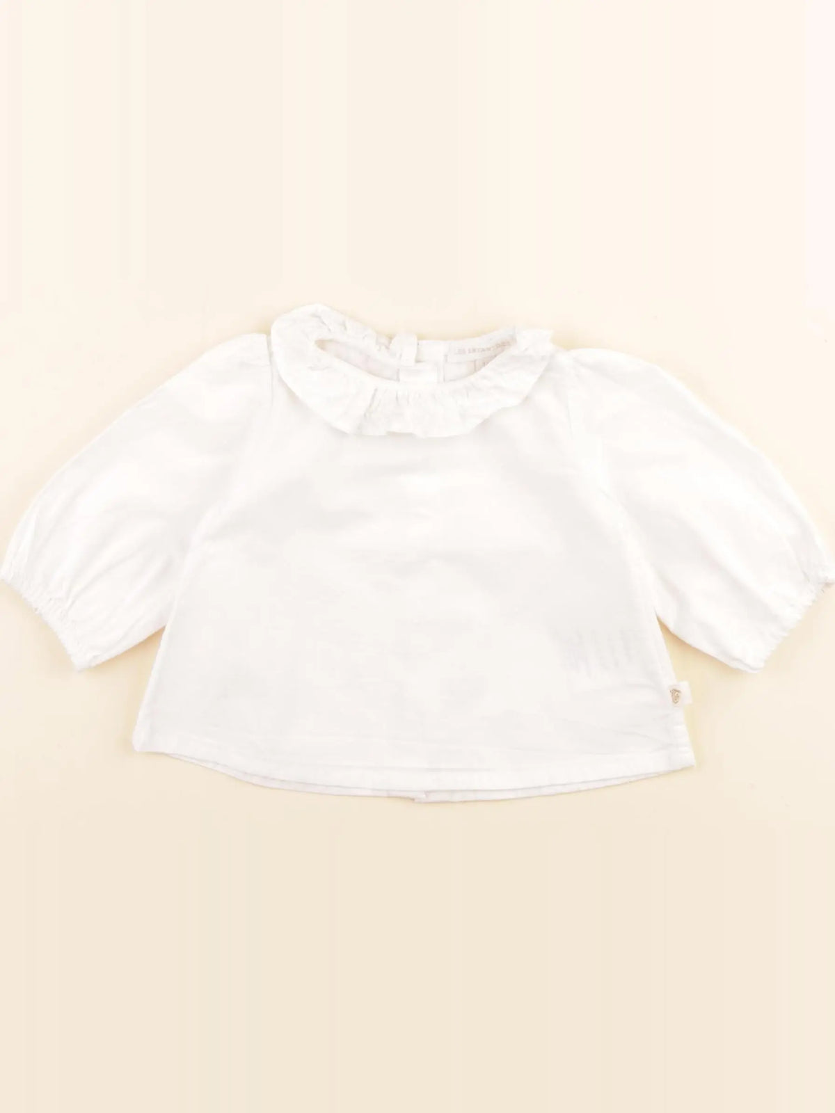 Les Enfantines - blouse blanc - 3 mois